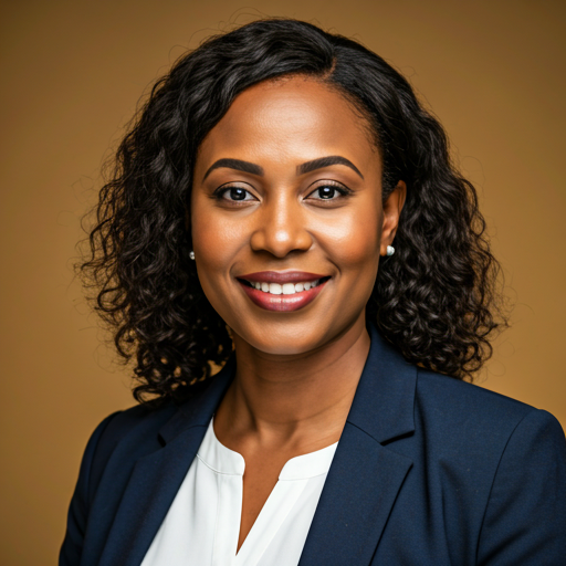 Portrait of Sarah, a businesswoman in Nairobi